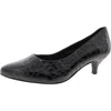 Trotters Womens Textured Pumps In Black
