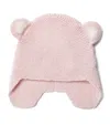 Trotters Wool-blend Bear-ear Hat In Pink