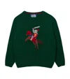 Trotters Wool-blend Lancelot Knight Sweater In Green