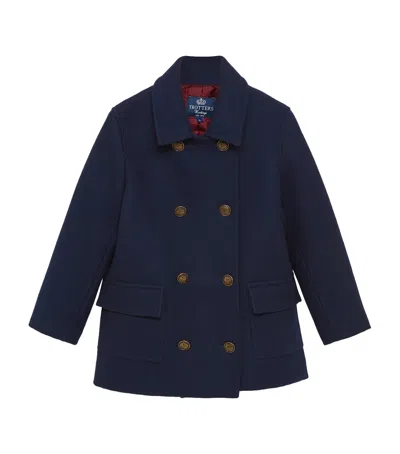 TROTTERS WOOL PEA COAT
