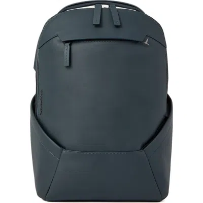 Troubadour Apex Leather Backpack In Blue