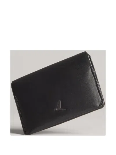 Troubadour Flip Logo-detail Cardholder In Black