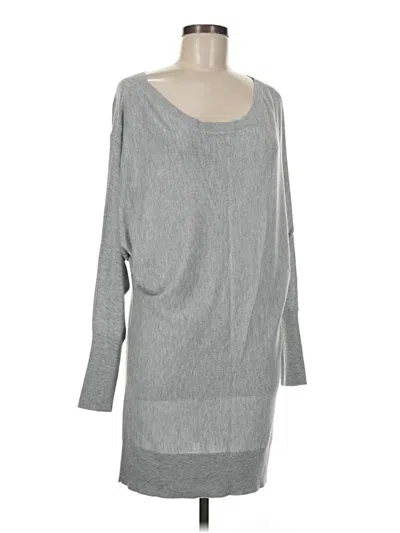 Pre-owned Trouve 3/4 Sleeve T-shirt In Silver