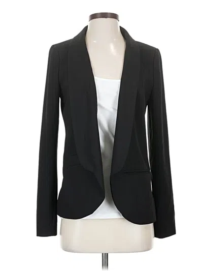 Pre-owned Trouve Blazer Jacket In Black