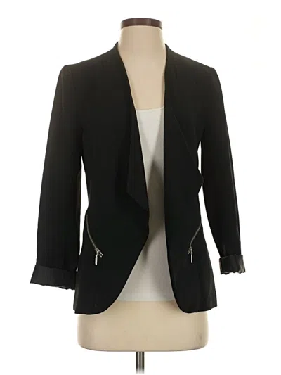 Pre-owned Trouve Blazer Jacket In Black