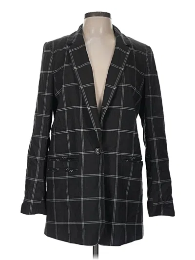 Pre-owned Trouve Blazer Jacket In Black