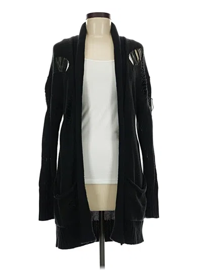 Pre-owned Trouve Cardigan Sweater In Black