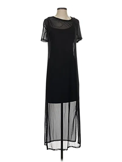 Pre-owned Trouve Casual Dress In Black
