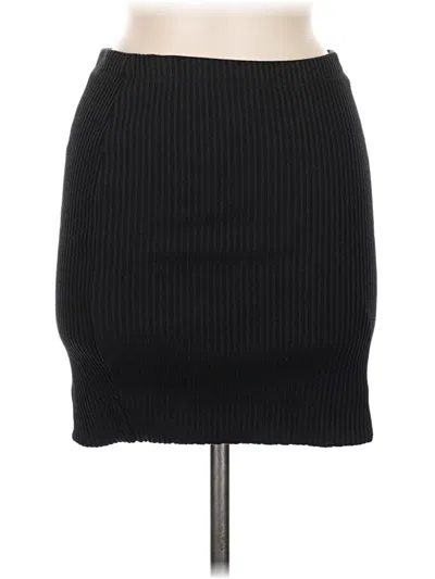 Pre-owned Trouve Casual Skirt In Black