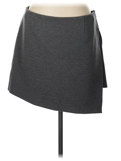 Pre-owned Trouve Casual Skirt In Gray