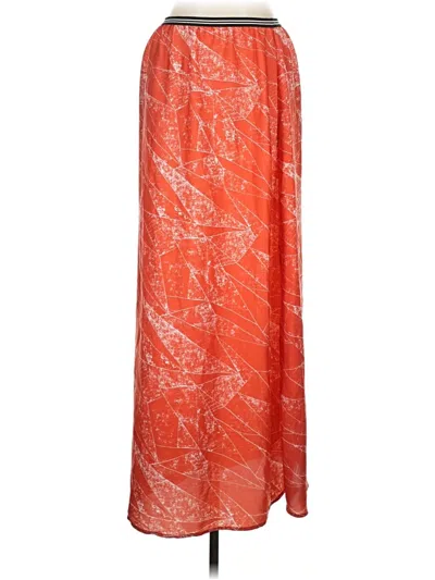Pre-owned Trouve Casual Skirt In Orange