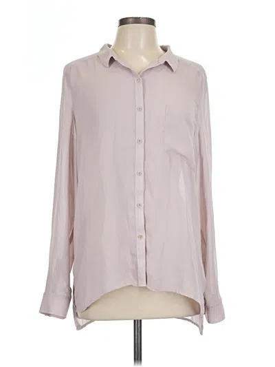 Pre-owned Trouve Long Sleeve Blouse In Pink