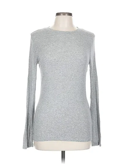 Pre-owned Trouve Long Sleeve T-shirt In Gray
