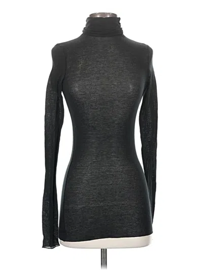 Pre-owned Trouve Long Sleeve Turtleneck In Black