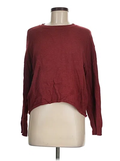 Pre-owned Trouve Pullover Sweater In Burgundy