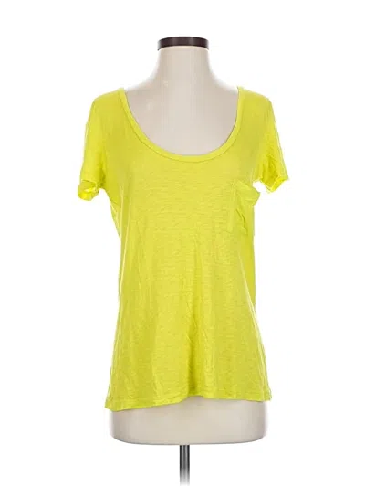 Pre-owned Trouve Short Sleeve T-shirt In Yellow