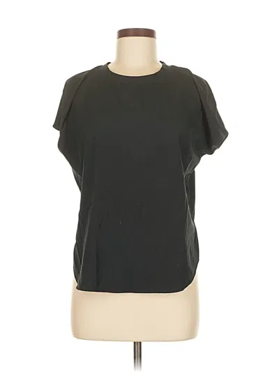 Pre-owned Trouve Short Sleeve Top Black Crew Neck Tops