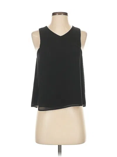 Pre-owned Trouve Sleeveless Blouse In Black