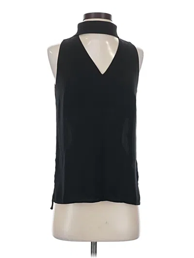 Pre-owned Trouve Sleeveless Blouse In Black