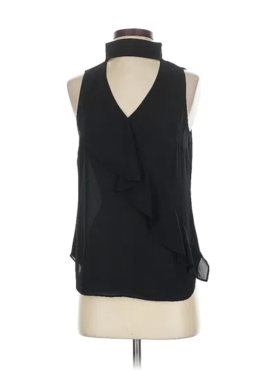Pre-owned Trouve Sleeveless Blouse In Black