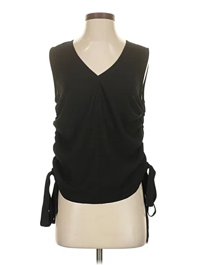 Pre-owned Trouve Sleeveless Blouse In Black