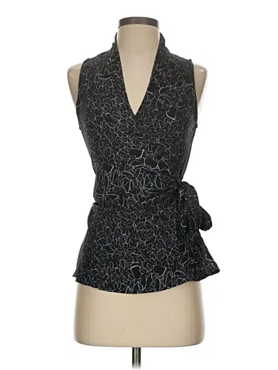 Pre-owned Trouve Sleeveless Blouse In Black