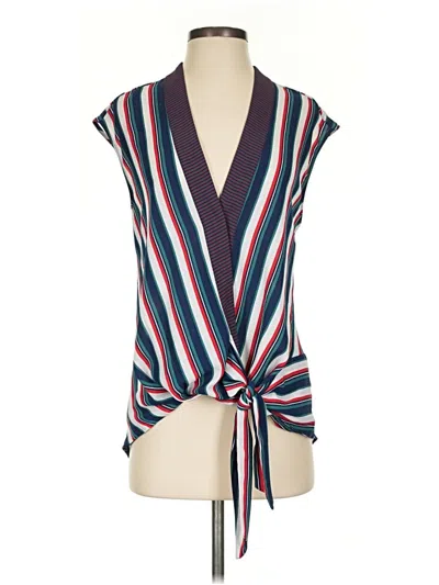 Pre-owned Trouve Sleeveless Blouse In Blue