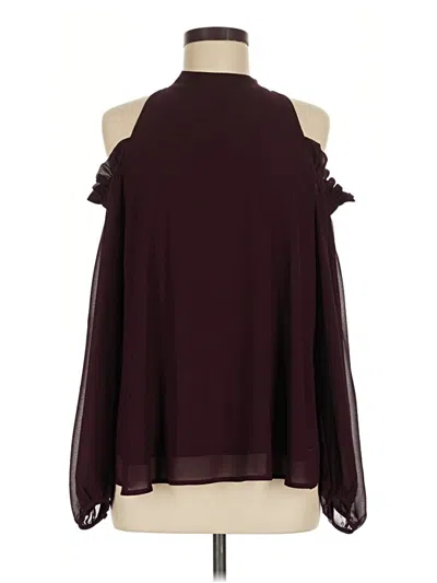 Pre-owned Trouve Sleeveless Blouse In Burgundy