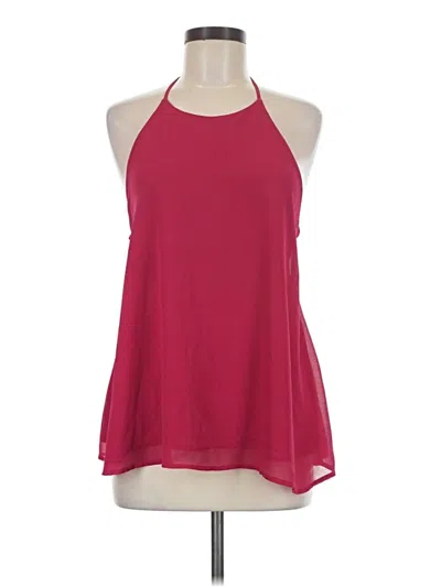 Pre-owned Trouve Sleeveless Blouse In Red