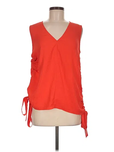 Pre-owned Trouve Sleeveless Blouse In Red