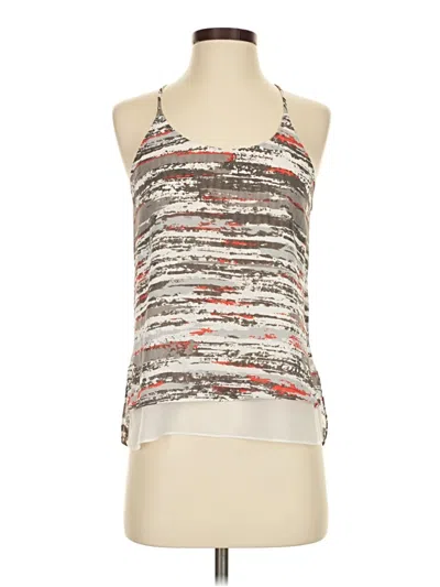 Pre-owned Trouve Sleeveless Blouse In Silver