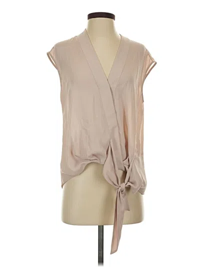 Pre-owned Trouve Sleeveless Blouse In Tan