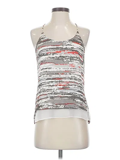 Pre-owned Trouve Sleeveless Top Silver Halter Neckline Tops
