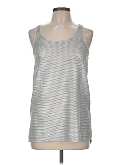 Pre-owned Trouve Sleeveless Top Silver Scoop Neck Tops