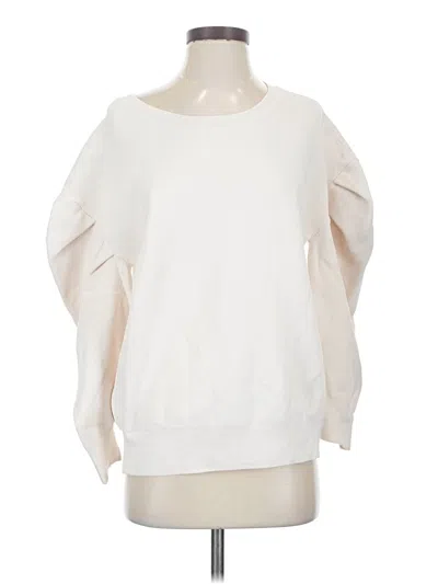 Pre-owned Trouve Sweatshirt In White