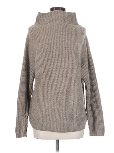 Pre-owned Trouve Turtleneck Sweater In Gray