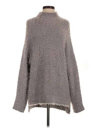 Pre-owned Trouve Turtleneck Sweater In Gray