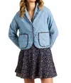 Trovata August Jacket In Vintage Indigo In Blue