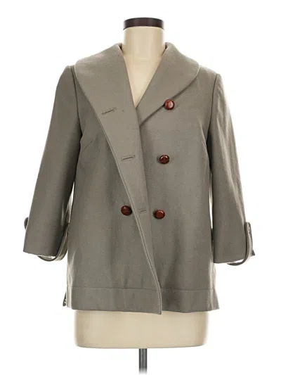 Pre-owned Trovata Blazer Jacket In Gray