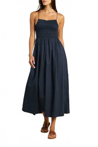 Trovata Carmen Mini Dress In Navy In Blue