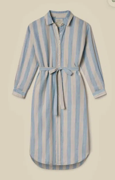 Trovata Catalina Shirtdress In Seaside Stripe