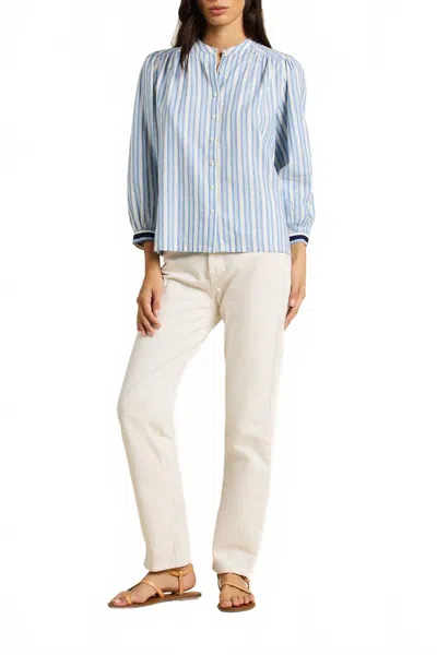 Trovata Clara Blouse In Bahia Stripe In Multi