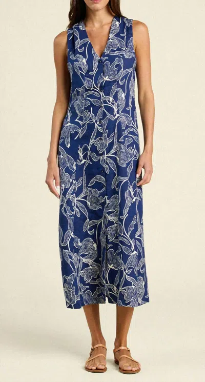 Trovata Eleonore Dress In High Tide In Blue