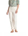 Trovata Eliza V-neck Blouse In Calma Bloom In White