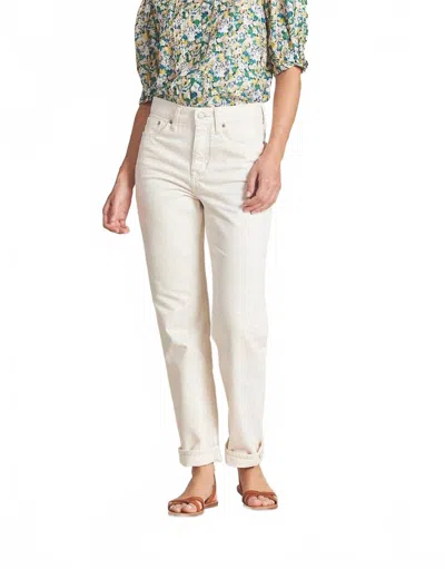 Trovata Eliza V-neck Blouse In Calma Bloom In White