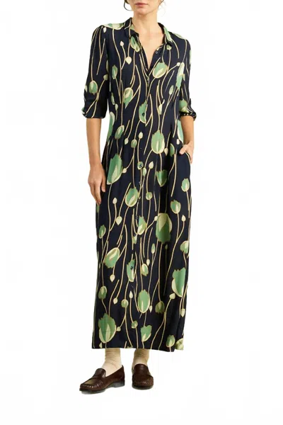 Trovata Harper Maxi Dress In Jade Tulip In Multi