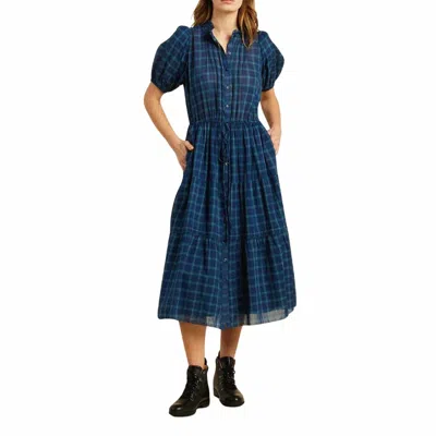 Trovata Hildie Midi Dress In Amaro Stems In Multi