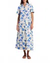 Trovata Iris Lydia Skirt In Blue In Multi