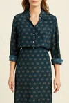 Trovata Jacquelin Shirt In Coastal Mosaic In Multi