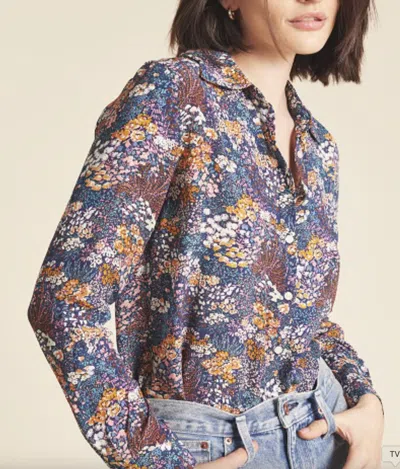 Trovata Jacqueline Shirt In Bijou Glade In Multi